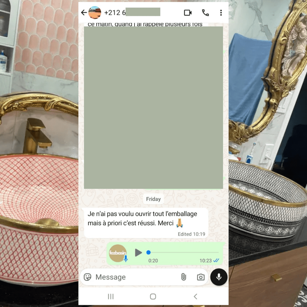 Vasque marocain vert - lavabos peints dans la salle de bain