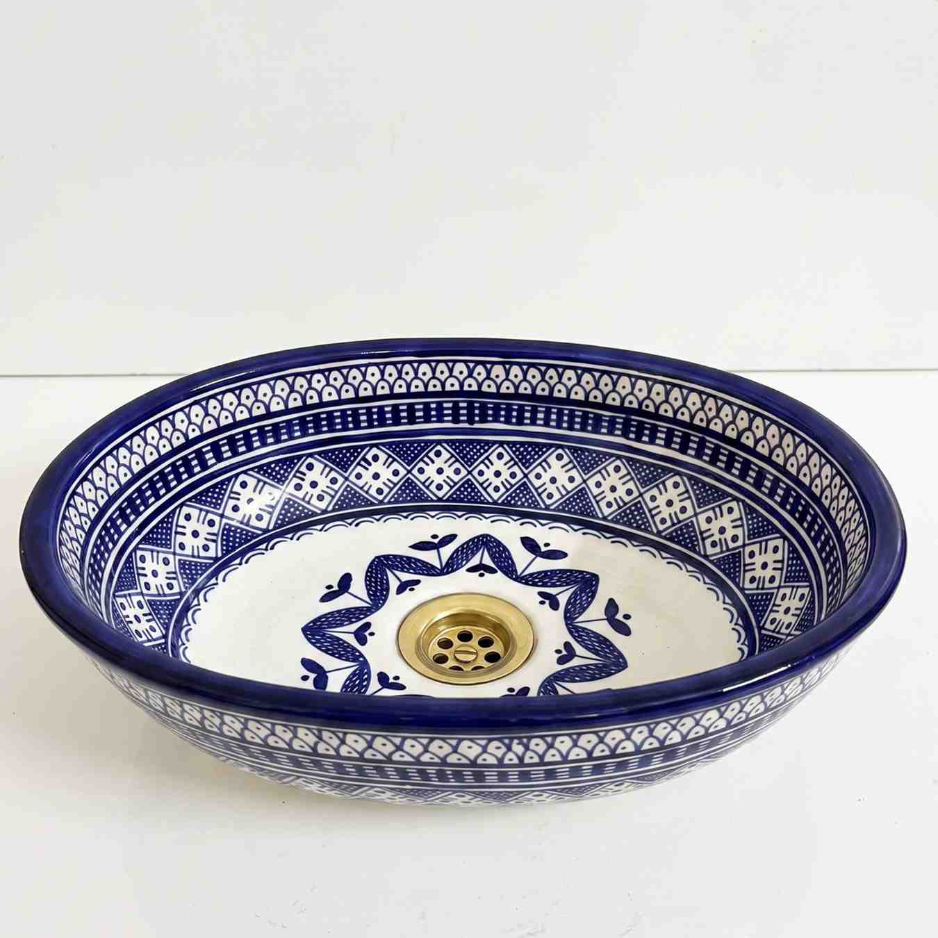 artisan sink - hand painted vessel sink