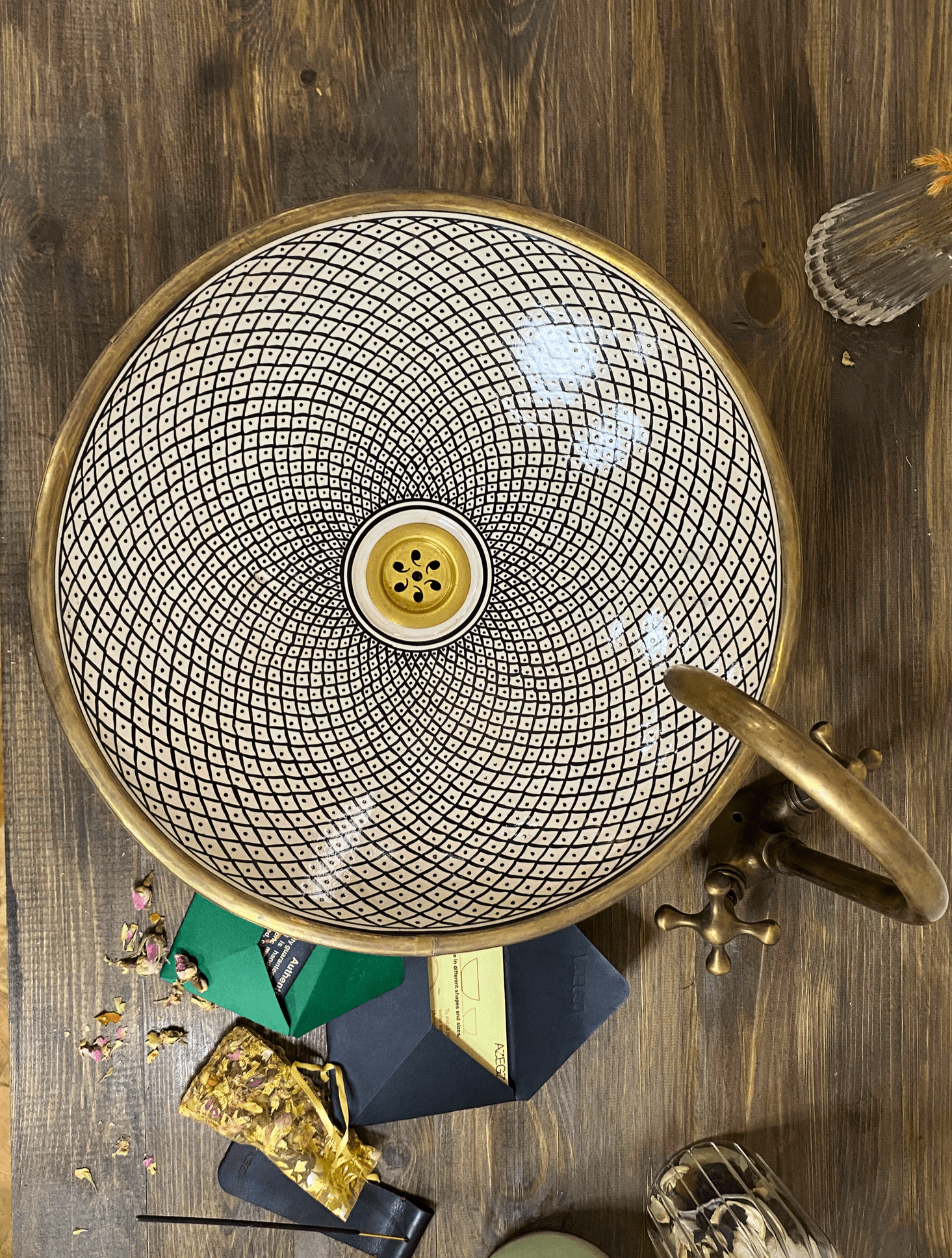 Authentic Brass Moroccan Vessel Sink - Centerpiece For Your Bathroom