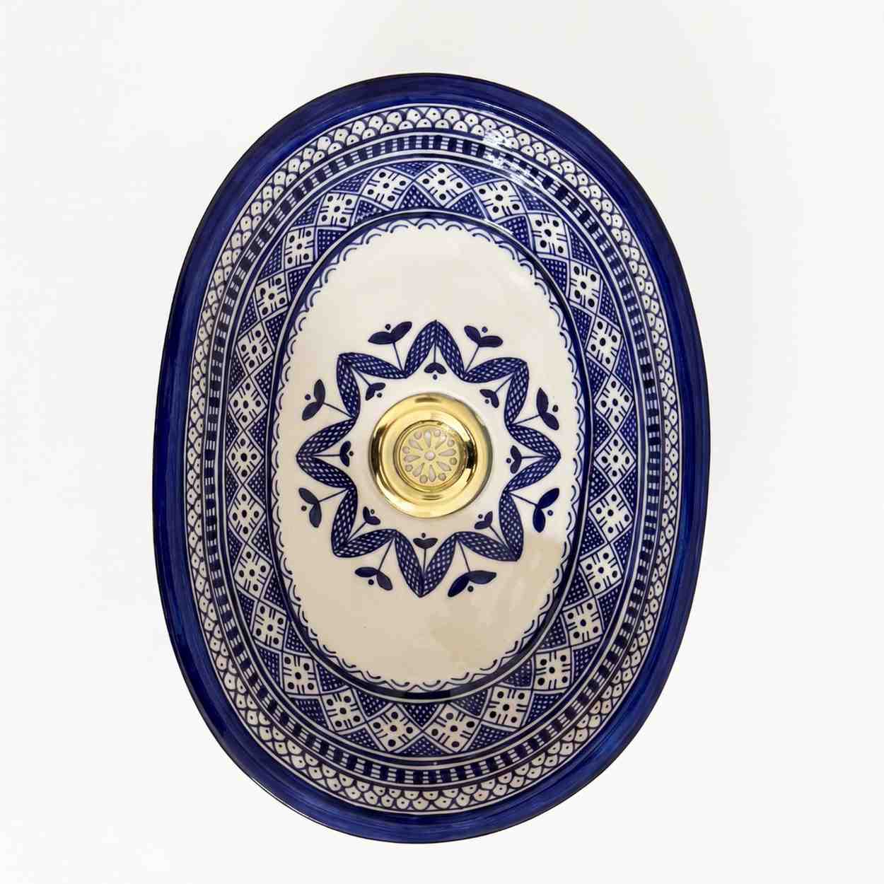 artisan sink - hand painted vessel sink