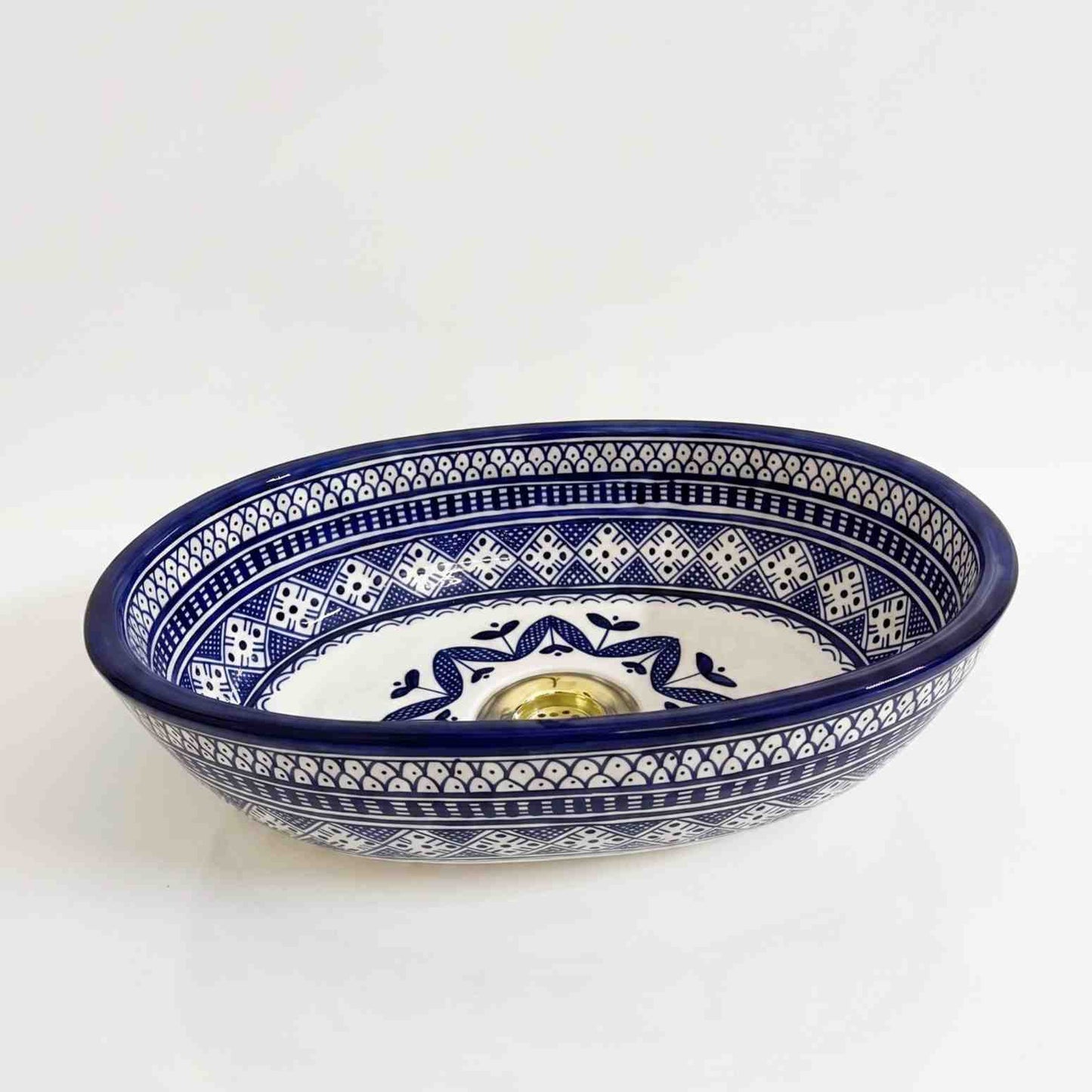 artisan sink - hand painted vessel sink