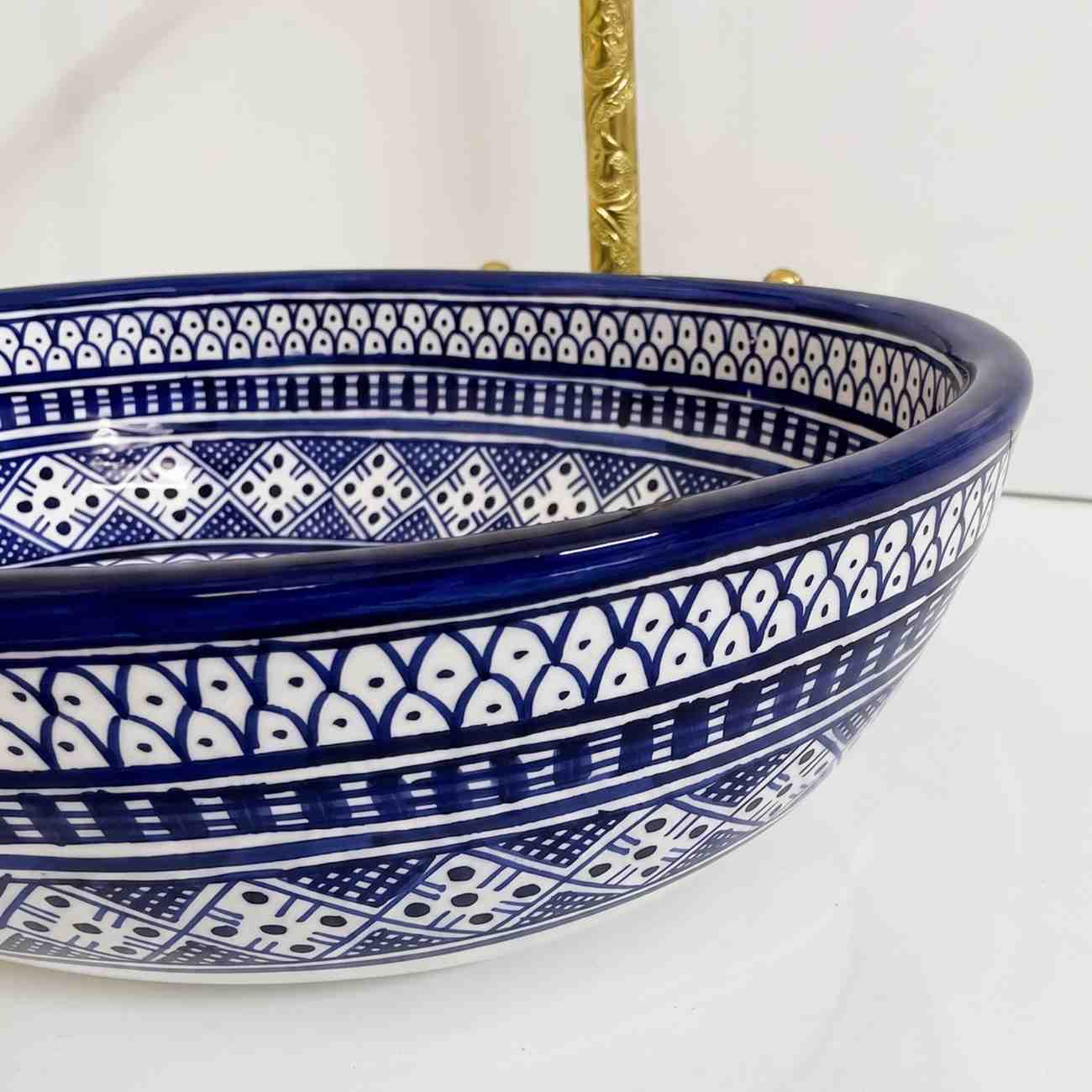 artisan sink - hand painted vessel sink