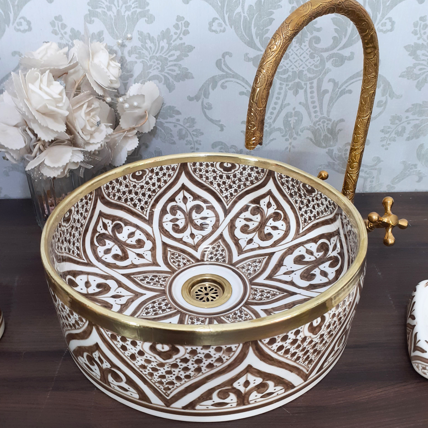 artisan sink - round bathroom sink bowl