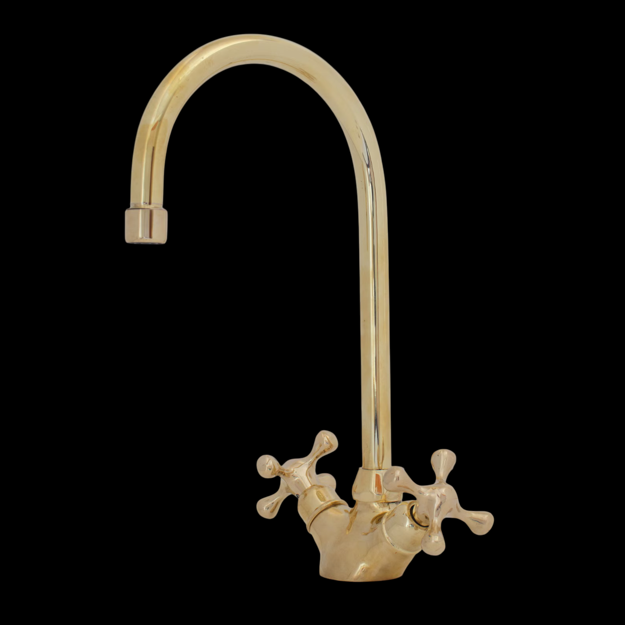 Brass Moroccan Faucet With Vintage Look